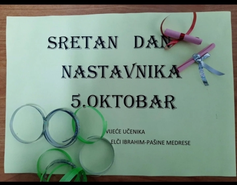 Obilježen Dan nastavnika u Medresi