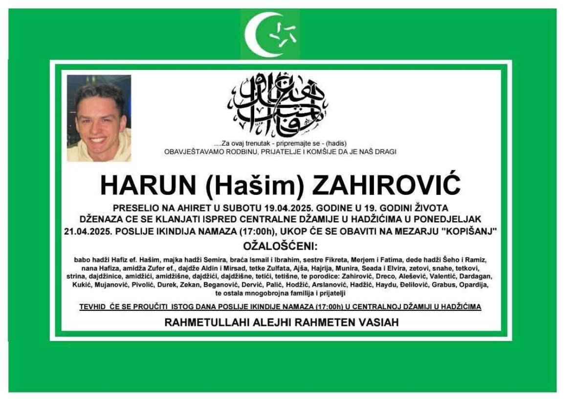 Harun Zahirović (2006.-2025.)